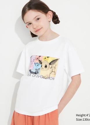 Футболка uniqlo с принтом pokémon masters ex6 фото