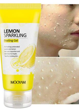 Secret key lemon sparkling peeling gel лимонный пилинг гель с газированной водой2 фото