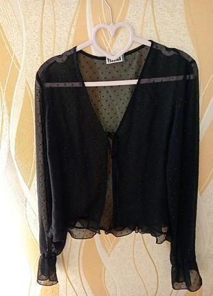 65. прозора блуза