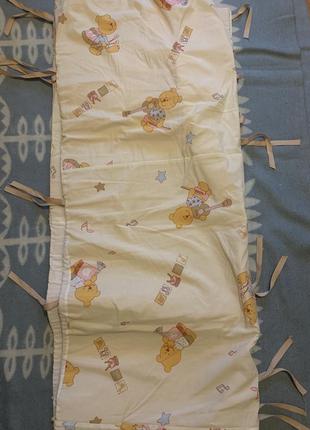 Балдахин и бортики в кроватку ребёнку (малышу, новорождённому)2 фото