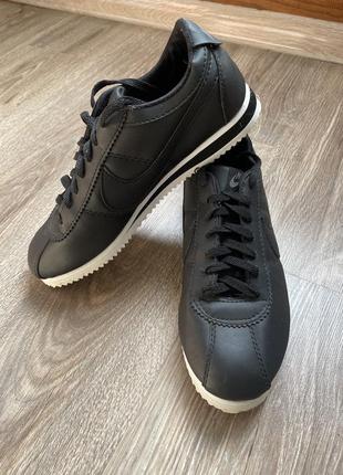 Кроссовки nike classic cortez black2 фото