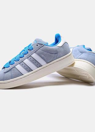 Модні замшеві кросівки adidas campus 00s ambient sky(36-41)5 фото