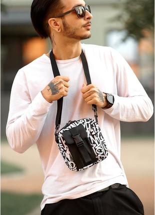 Чоловіча сумка месенджер sambag tel принт "graphity"