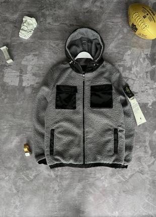 Теплая куртка на подкладке/трой куртка stone island