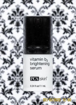 Мощная улучшающая кожу сыворотка для осветления пигментации pca pca vitamin b3 brightening serum