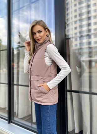 Жилетка, качественный пошив, плащевка канада, новинка9 фото
