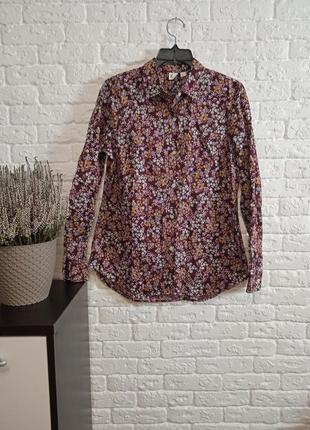 Фирменная очень красивая хлопковая рубашка