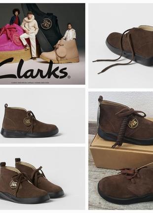 Zara kids кожаные ботинки clark's & zara. 100% кожа.