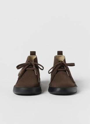 Zara kids шкіряні черевики clark's & zara. 100% шкіра. висока якість.9 фото