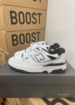 Чоловічі кросівки  new balance 550 white black 🖤2 фото