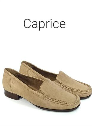 Кожаные женские туфли caprice