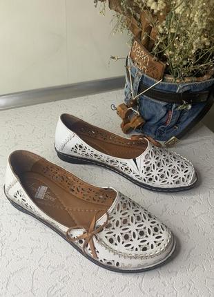 Мокасины женские , кожа , 36 размер (23,5 см)