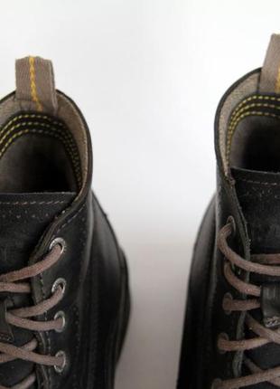 Кожаные ботинки caterpillar черные оригинал4 фото