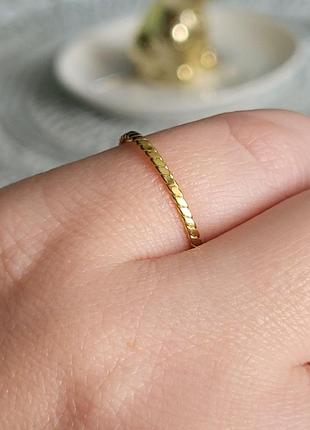 Серебряное кольцо с позолотой4 фото