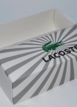 Набір чоловічих трусів 3-5 шт. боксерів lacoste в коробці. повномірна  модель. преміум якість9 фото