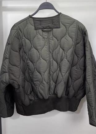 Водоотталкивающая стеганая куртка zara9 фото