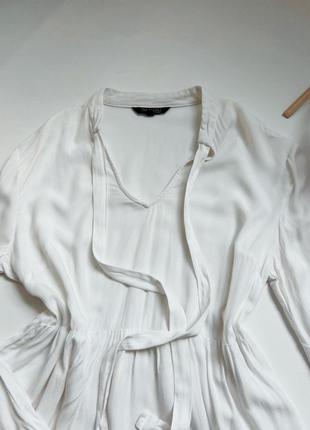 Біла котонова блуза 362 фото