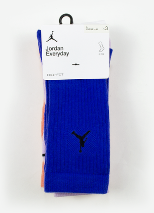 Високі шкарпетки jordan everyday dx9632-906 l 42-462 фото