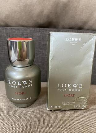 Loewe loewe pour homme sport туалетная вода 100 мл, оригинал