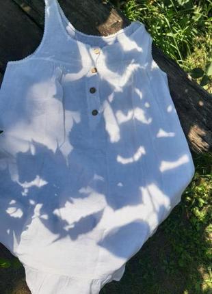 Ночная рубашка льняная, основа под вышивку, чистый лен, для сна5 фото