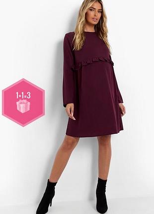 Сиреневое платье boohoo 16