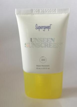 Supergoop! unseen sunscreen солнцезащитный крем spf 30, 15 мл2 фото