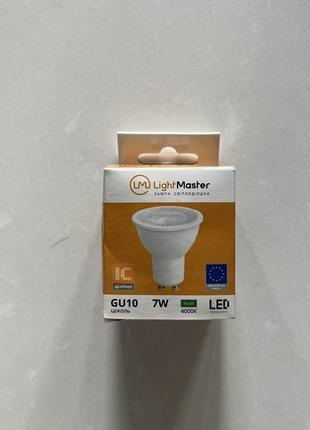Лампа світлодіодна lightmaster 7bt/mr16/ gu10/4000 k