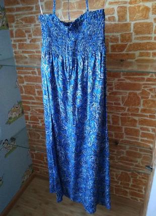 Летний вискозный сарафан m&amp;s s размер