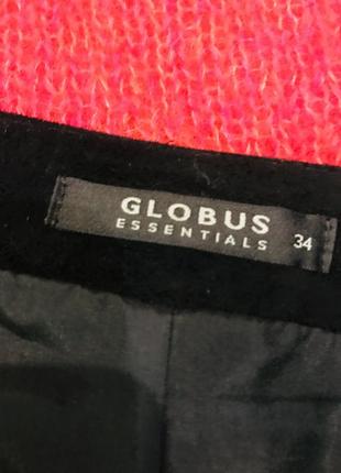 Юбка из натуральной замши и кожи globus essentials6 фото