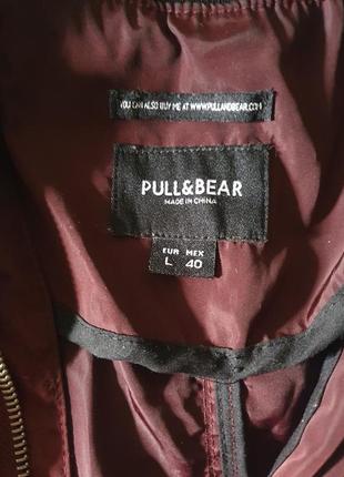 Бомбер куртка мужская pull and bear3 фото