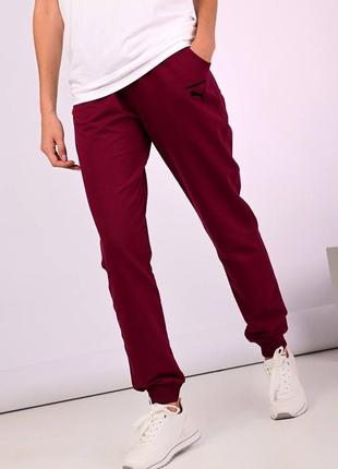Брюки унисекс размер 140;146;152;158;162 см красный бордовый