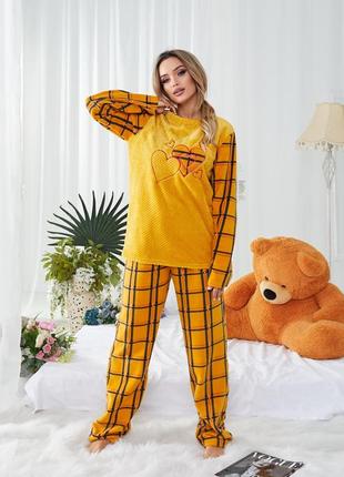 Тепла жіноча піжама туреччина s, m, l, xl, xxl, xxl, xxxl