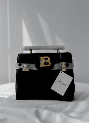Женская сумка balmain b-buzz black