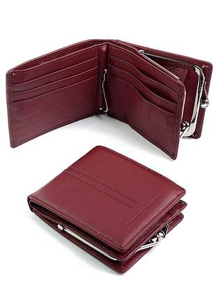 Шкіряний гаманець колір хакі, гірчичний гаманець, жовтий гаманець зі шкіри5 фото