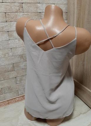 Шифоновая майка блуза топ из двойного  слоя  ткани2 фото