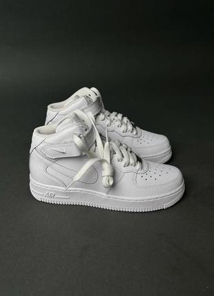 Оригинальные женские кроссовки  nike air force 1 mid le(gs) (dh2933-111) (р.35,5-39)