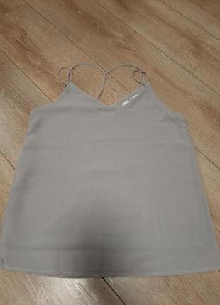 Шифоновая майка блуза топ из двойного  слоя  ткани4 фото