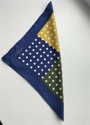 Красивая фирменная винтажная носовая платочка hackett! оригинал5 фото