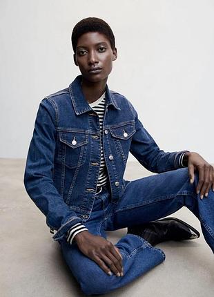 Джинсовая куртка от mango, xs, оригинал, испания