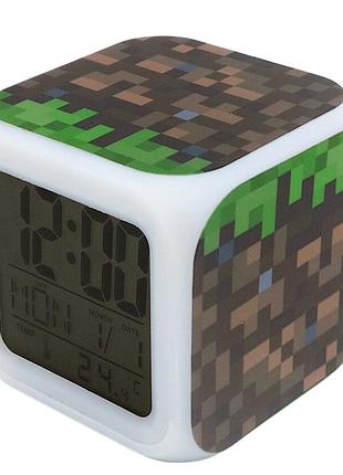 Часы minecraft майнкрафт хамелеон5 фото