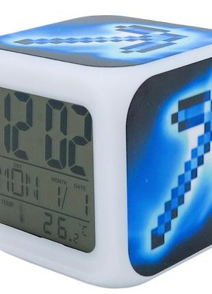 Часы minecraft майнкрафт хамелеон8 фото