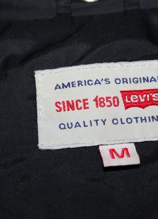 Черная фирменная мужская ветровка, размер м от levi's2 фото