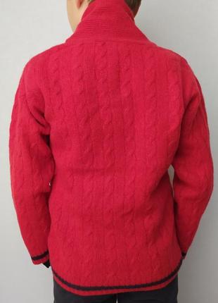 Теплый свитер красный jojo maman bebe3 фото