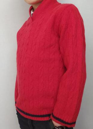 Теплый свитер красный jojo maman bebe2 фото