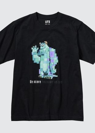 Футболка с принтом pixar art monsters, inc. от uniqlo