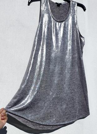 Сріблясте майка плаття h&m