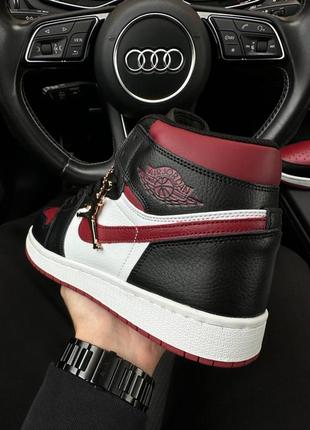 Розпродаж! nike air jordan 1 high black wine white5 фото