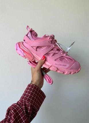 Кроссовки баленсиага розовые balenciaga track pink