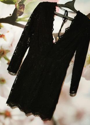 Ажурное облегающее гипюровое платье h&м3 фото