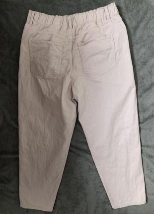 Брюки джинси висока посадка h&amp;m6 фото